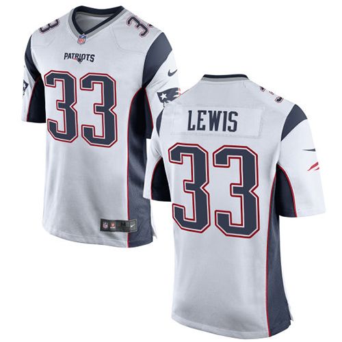 Nike Patriots #33 Dion Lewis White Youth Stitched NFL New Elite Jersey - Click Image to Close